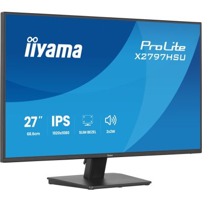 17. iiyama ProLite X2797HSU-B1 monitor komputerowy 68,6 cm (27") 1920 x 1080 px Full HD LED Czarny