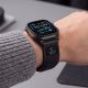 7. Pasek Tech-Protect Nylon Elite na Apple Watch 44 / 45 / 46 / 49 mm - czarno-pomarańczowy