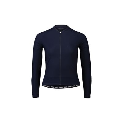 Koszulka rowerowa POC ESSENTIAL ROAD W'S LS - czarny