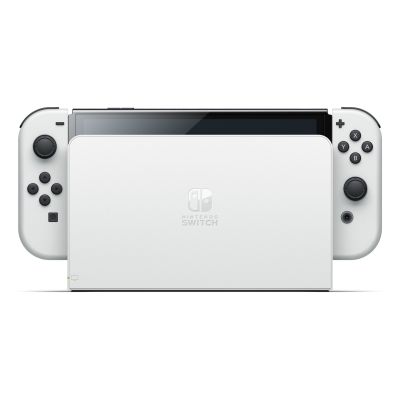 38. Nintendo Switch OLED przenośna konsola do gier 17,8 cm (7") 64 GB Ekran dotykowy Wi-Fi Czarny, Biały