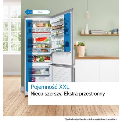 30. Chłodziarko-zamrażarka BOSCH KGN49OCAF