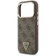 6. Etui Guess 4G Triangle Logo MagSafe na iPhone 17 Pro / 18 Pro - brązowe