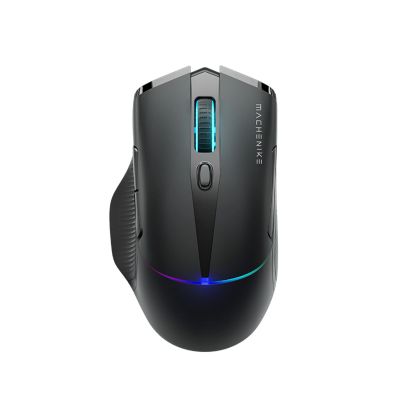 2. Mysz gamingowa Machenike L8 Pro bezprzewodowa ze stacją ładującą - czarna