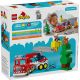 2. LEGO DUPLO TOWN 10473 Wóz strażacki z wężem i strażakiem