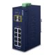 Planet IGS-1020TF łącza sieciowe Nie zarządzany Gigabit Ethernet (10/100/1000) Czarny