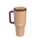 4. Kubek termiczny ze słomką Kambukka Rio Tumbler 950ml, Almond Dream