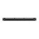 3. Patch panel 24 port 1U 19" kategoria 6A UTP z organizerem kablowym czarny LANBERG