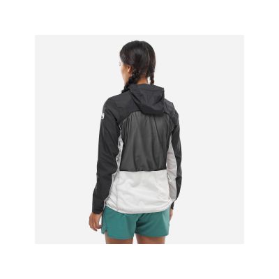 6. Kurtka damska MILLET Intense Windbreaker Jkt W biało czarny