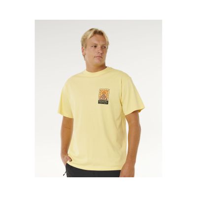 6. Koszulka męska RIP CURL Search Dawn Tee żółta