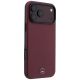 4. Etui Mercedes Leather Semi Wrap Iconic Line MagSafe do iPhone 18 Pro Max / 17 Pro Max - burgundowe