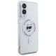 4. Etui Karl Lagerfeld Button Choupette Head Printed Logo MagSafe na Samsung Galaxy S25 Edge - białe