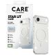 4. Etui CARE by PanzerGlass Flagship Urban Explorer w. White MagSafe na iPhone Air - przezroczysto-brokatowe
