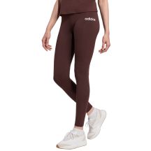 Legginsy damskie adidas Essentials Linear Cotton brązowe JY4886