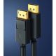18. Kabel Ugreen DP102 10212 DisplayPort 1.2 4K / DisplayPort 1.2 4K 3 m - czarny