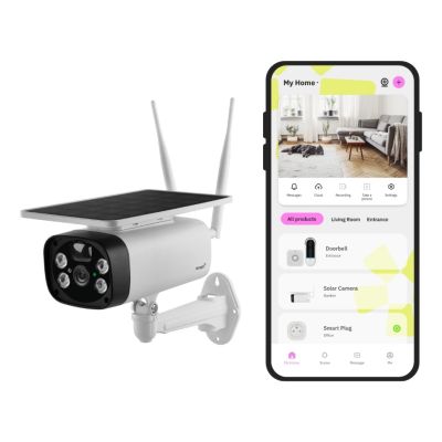 2. Bezprzewodowa kamera bezpieczeństwa OMAJIN OSC-01-EU solarna Biały, Czarny