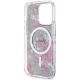 7. Etui Guess Flower MagSafe na iPhone 14 Pro - zielone