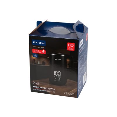 3. Czajnik czarny z wyświetlaczem 2200W BK-18PB BLOW