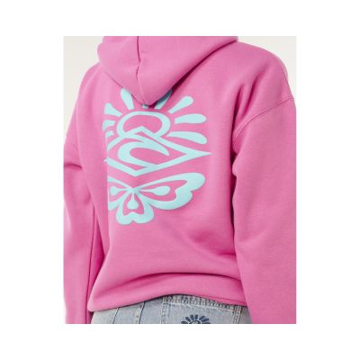 4. Bluza damska RIP CURL Icons Of Surf Heritage Hood różowa
