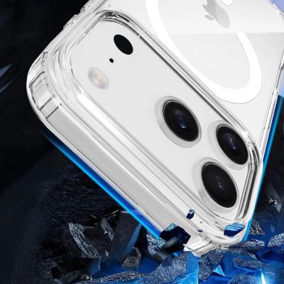 11. Etui 3mk Armor MagCase na iPhone 17 Pro - przezroczyste