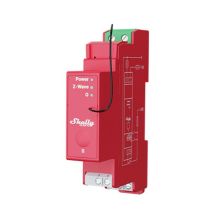 Shelly Qubino Wave PRO 1PM przekaźnik zasilający Czerwony