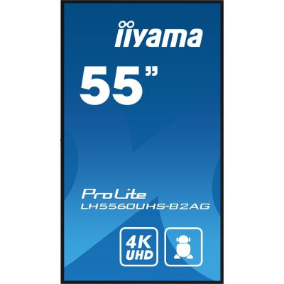 10. Wyświetlacz iiyama 55” profesjonalny Digital Signage 4K UHD z zaaw. opcjami ster. i łącz.