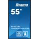 10. Wyświetlacz iiyama 55” profesjonalny Digital Signage 4K UHD z zaaw. opcjami ster. i łącz.