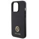 6. Etui Guess Strass Metal Logo na iPhone 13 Pro 6.1" - czarne