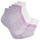 3. Skechers 5pk Unisex 1/2 Terry Qtr Crew S602095-501 Fioletowe 35-38