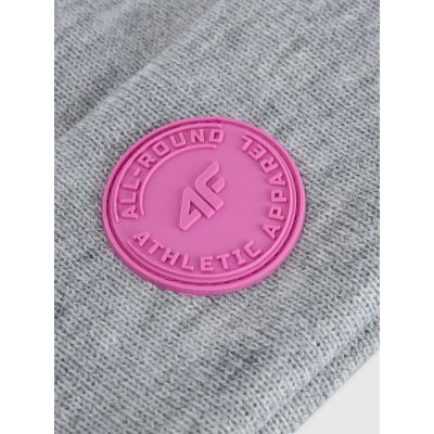 2. Czapka zimowa beanie dziewczęca 4F 4FJRAW25ACAPF0749-27M