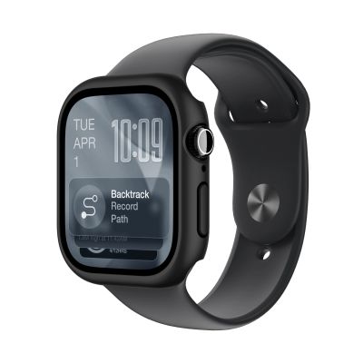 6. Etui ochronne AMAZINGTHING Minimal na Apple Watch Series 11 42mm - czarne