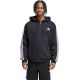 Bluza męska adidas Essentials 3-Stripes Fleece Full-Zip Hoodie czarna KY6559