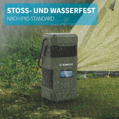 3. Albrecht DR 114 DAB Latarnia kampingowa zasilana baterią Port USB