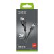 3. Kabel SBS TECABLETC220K USB-A - USB-C 2 m - czarny