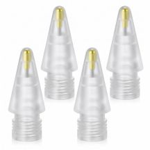 Końcówki Tech-Protect Stylus Tips 4-Pack wymienne do Apple Pencil - przezroczysta