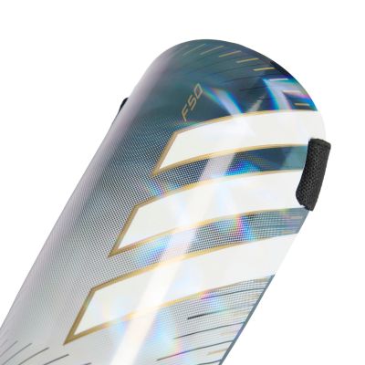 2. Ochraniacze piłkarskie adidas F50 Match szaro-czarne KV9013