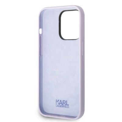 7. Etui Karl Lagerfeld KLHCP14LSNIKBCU iPhone 14 Pro - fioletowe