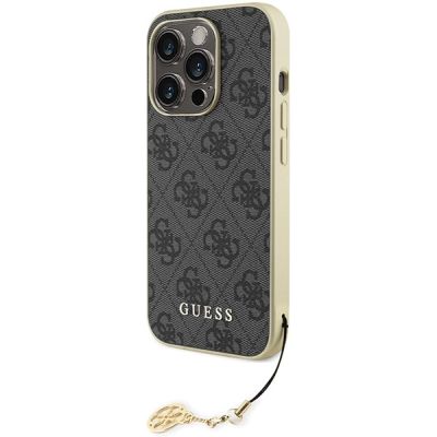 2. Etui Guess 4G Charms Collection do iPhone 15 Pro - szare