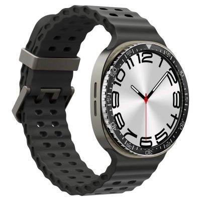 6. Nakładka Spigen Bezel Tune Diver na Samsung Galaxy Watch 8 44 mm - czarna