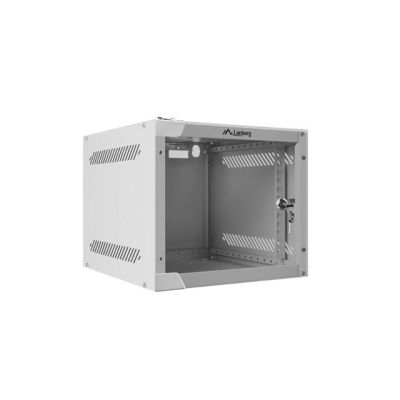 Szafa rack Lanberg WF10-2304-10S (4U; 240mm / 280mm / 310 mm; wisząca; Szklane; 10"; kolor szary)