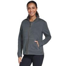 Skechers Go Walk Everywhere Full Zip Hoodless W3JA261-GNBK Zielone L