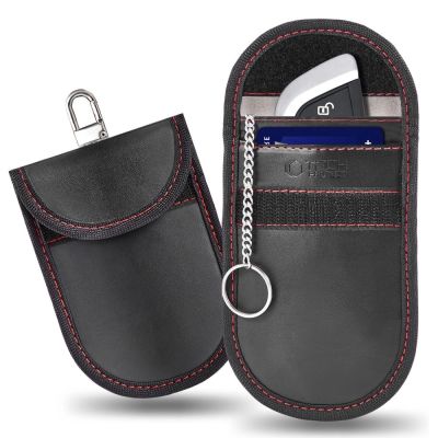Etui RFID Tech-Protect KLR100 - czarno-czerwone