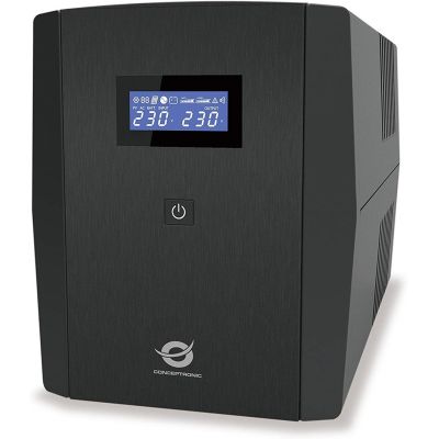 7. Zasilacz UPS CONCEPTRONIC ZEUS USV 1200VA 720W 6xIEC Socket HID,LAN,USB