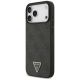 2. Etui Guess Leather 4G Triangle Strass MagSafe na iPhone 17 Pro Max - czarne