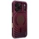 Etui UNIQ Coehl Vela Magnetic Charging na iPhone 18 Pro / 17 Pro - bordowe