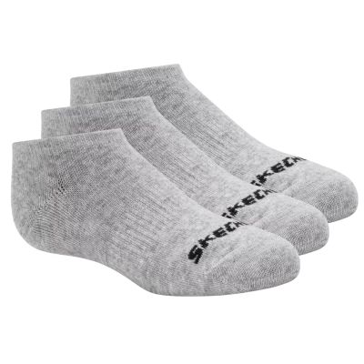 3. Skechers 3pk Unisex Non Terry No Show S114041-020 Szare 39-42