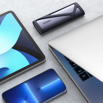 2. Kieszeń Ugreen CM400 90264 na dysk SSD M.2 z portem USB-C 3.2 - szara