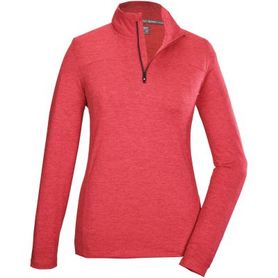 2. Bluza techniczna zapinana na zamek 1/4 damska Killtec KSW 97 różowa