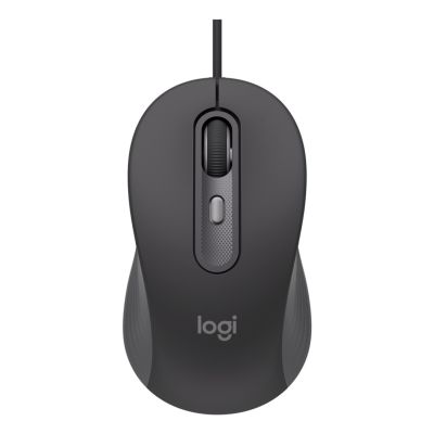 2. Logitech Signature Wired M520 for Business myszka Biuro Oburęczny USB Type-C Optyczny 4000 DPI