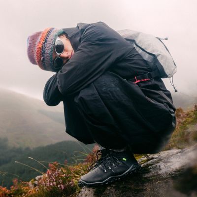 8. Buty turystyczne Vivobarefoot MAGNA FOREST ESC WOMENS OBSIDIAN/LIME trekkingi minimalistyczne (209082-02)