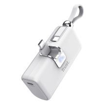 Kieszonkowy powerbank TRUST Pacto 5000 mAh biały